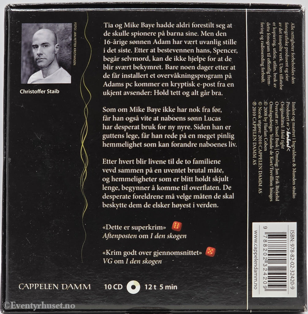 Hold tett – Harlan Coben . Lydbok på CD.