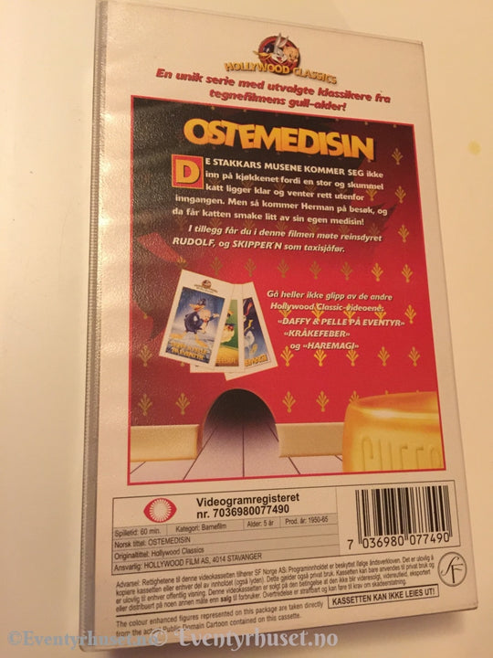 Hollywood Classics. 1950-65. Ostemedisin. Vhs. Vhs