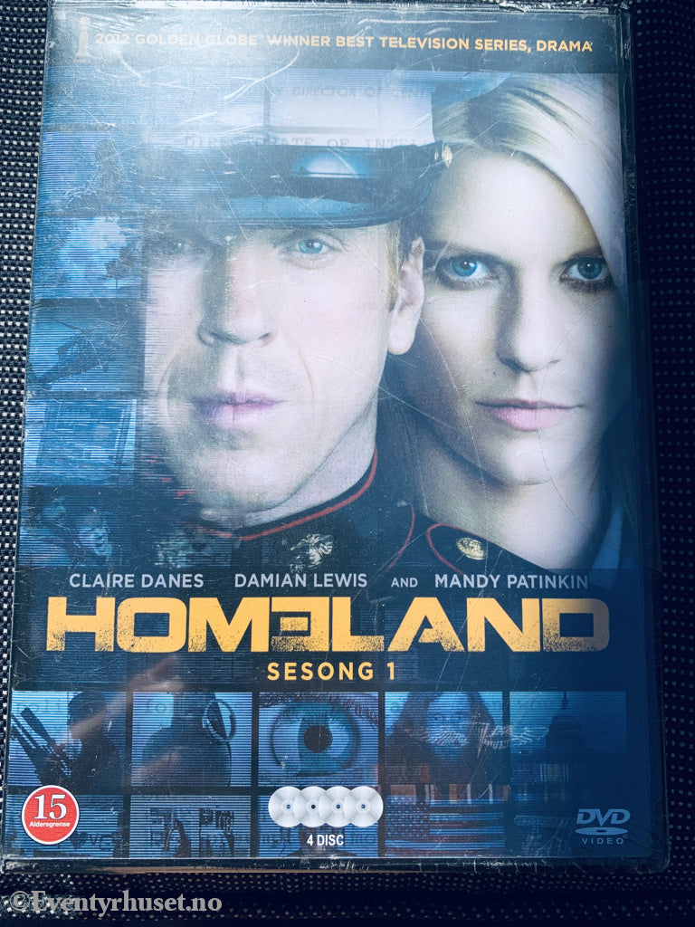 Homeland. Sesong 1. Dvd Samleboks. Ny I Plast!