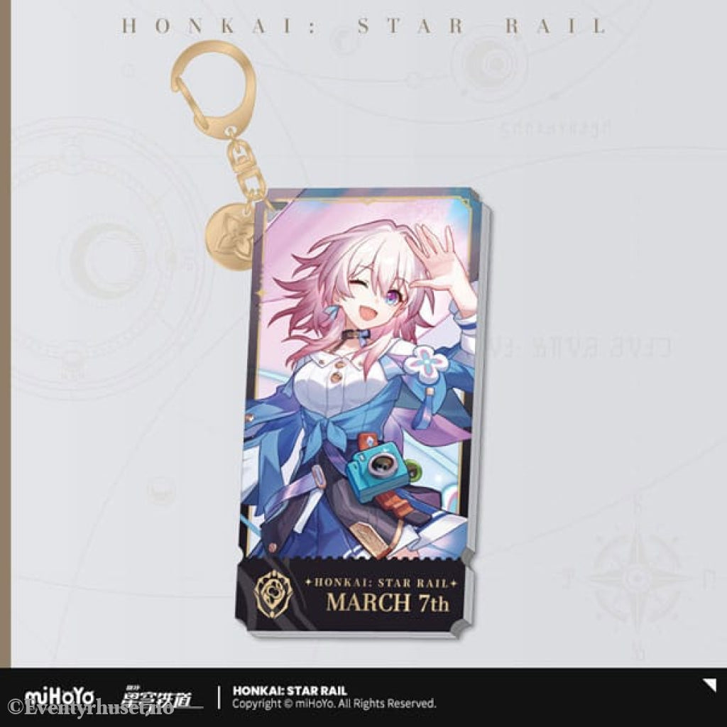Honkai: Star Rail Character Acrylic Keychain March 7th 9 cm Manga & Anime