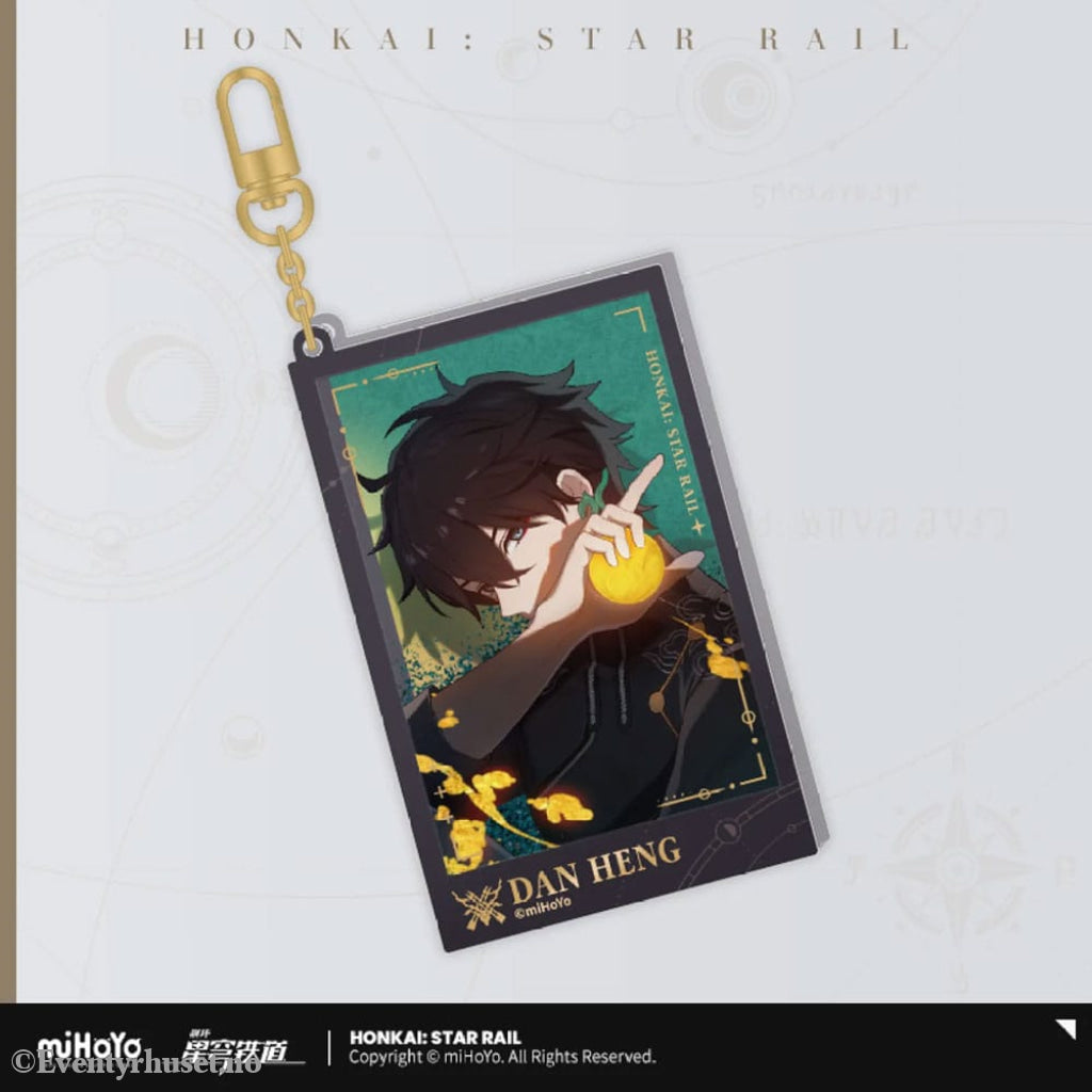 Honkai: Star Rail Countdown Departure Series Acrylic Keychain Dan Heng Glitter 9 cm Manga & Anime