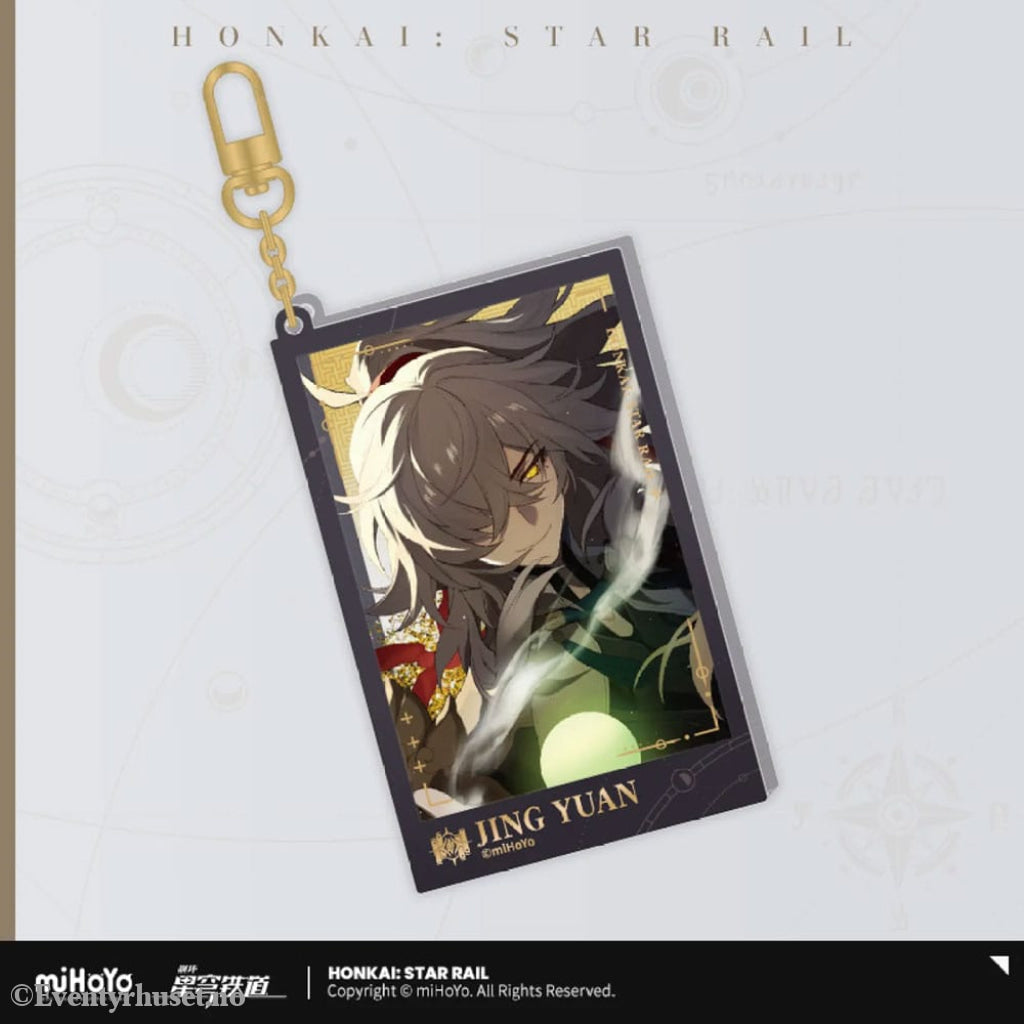 Honkai: Star Rail Countdown Departure Series Acrylic Keychain Jing Yuan Glitter 9 cm Manga & Anime