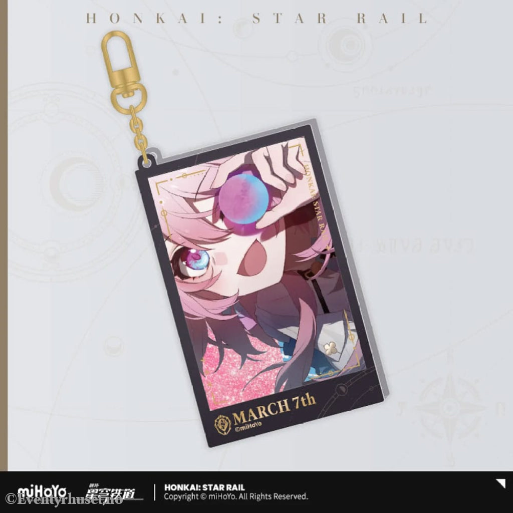 Honkai: Star Rail Countdown Departure Series Acrylic Keychain March 7th Glitter 9 cm Manga & Anime