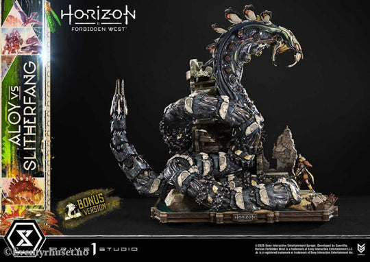 Horizon Forbidden West Ultimate Diorama Masterline Series Statue Aloy vs. The Slitherfang Bonus Version 82 cm