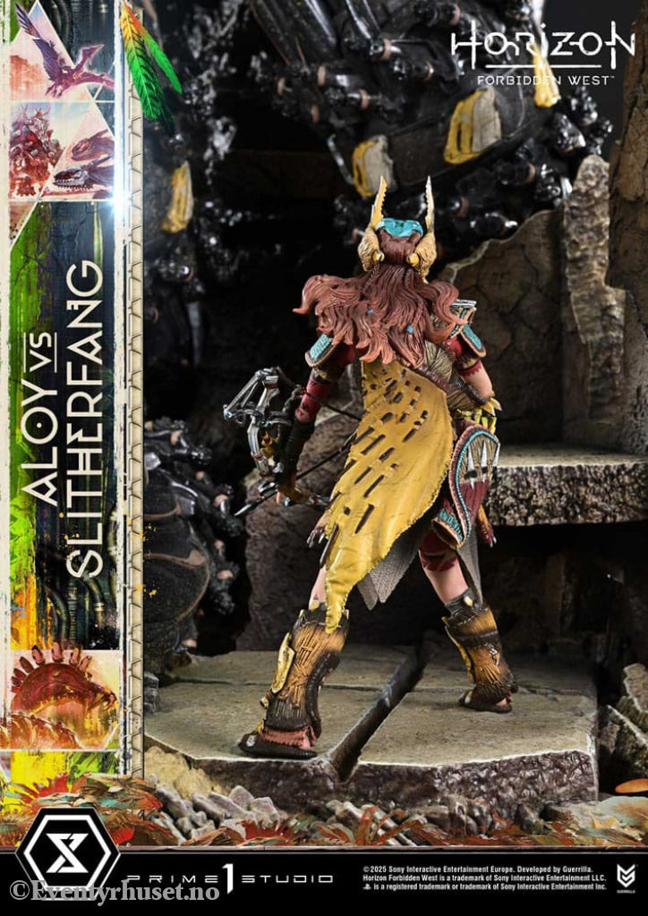 Horizon Forbidden West Ultimate Diorama Masterline Series Statue Aloy vs. The Slitherfang Bonus Version 82 cm