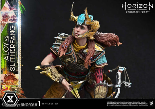 Horizon Forbidden West Ultimate Diorama Masterline Series Statue Aloy vs. The Slitherfang Bonus Version 82 cm