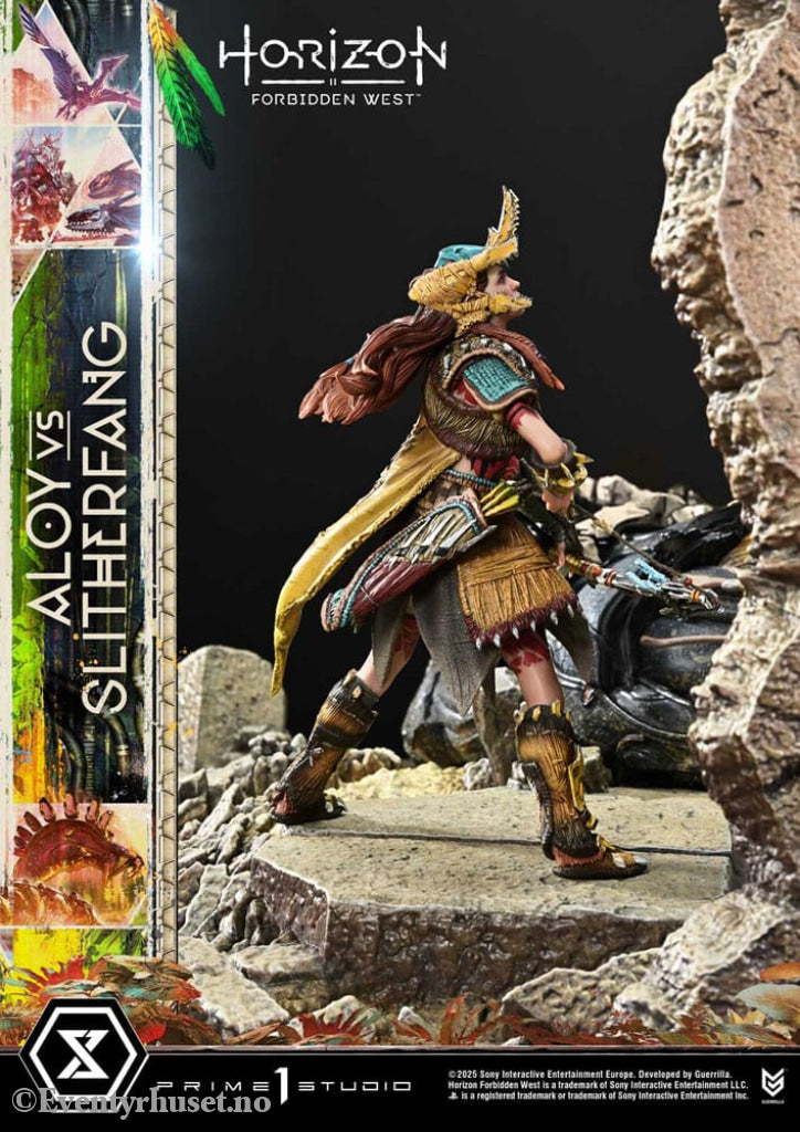 Horizon Forbidden West Ultimate Diorama Masterline Series Statue Aloy vs. The Slitherfang Bonus Version 82 cm