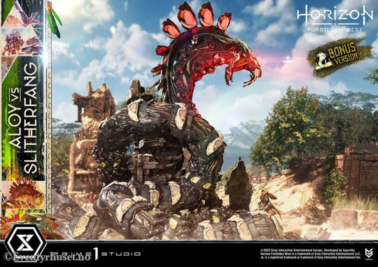 Horizon Forbidden West Ultimate Diorama Masterline Series Statue Aloy vs. The Slitherfang Bonus Version 82 cm