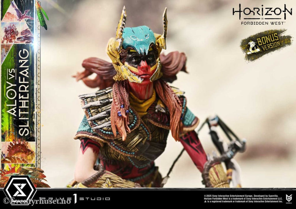 Horizon Forbidden West Ultimate Diorama Masterline Series Statue Aloy vs. The Slitherfang Bonus Version 82 cm