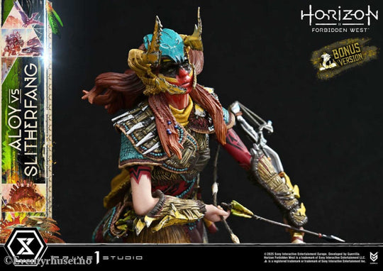 Horizon Forbidden West Ultimate Diorama Masterline Series Statue Aloy vs. The Slitherfang Bonus Version 82 cm