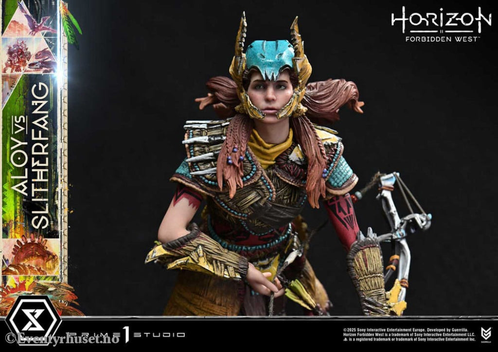 Horizon Forbidden West Ultimate Diorama Masterline Series Statue Aloy vs. The Slitherfang Bonus Version 82 cm