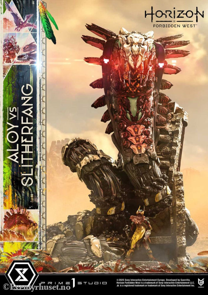 Horizon Forbidden West Ultimate Diorama Masterline Series Statue Aloy vs. The Slitherfang Bonus Version 82 cm