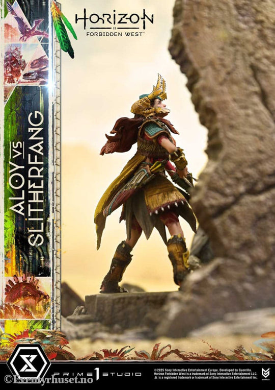 Horizon Forbidden West Ultimate Diorama Masterline Series Statue Aloy vs. The Slitherfang Bonus Version 82 cm