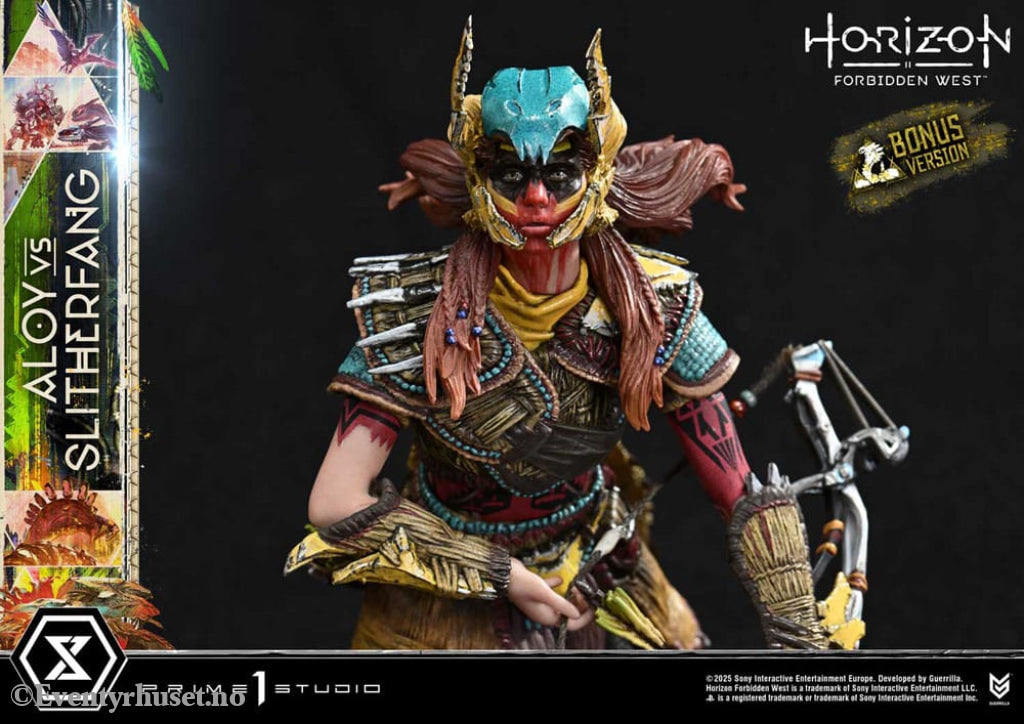 Horizon Forbidden West Ultimate Diorama Masterline Series Statue Aloy vs. The Slitherfang Bonus Version 82 cm