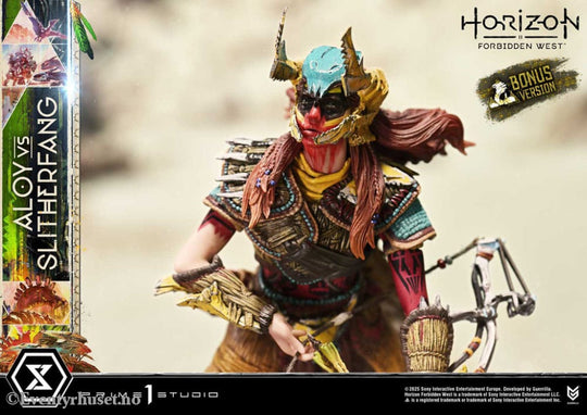 Horizon Forbidden West Ultimate Diorama Masterline Series Statue Aloy vs. The Slitherfang Bonus Version 82 cm