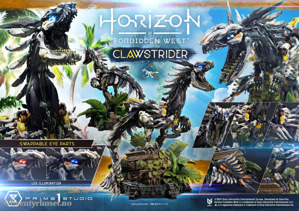 Horizon Forbidden West Ultimate Premium Masterline Series Statue 1/4 Clawstrider 68 cm Collectibles
