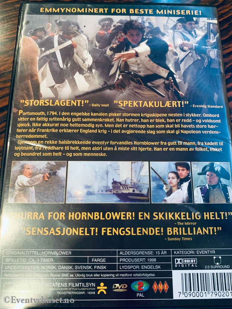 Hornblower. 1998. Dvd Samleboks.