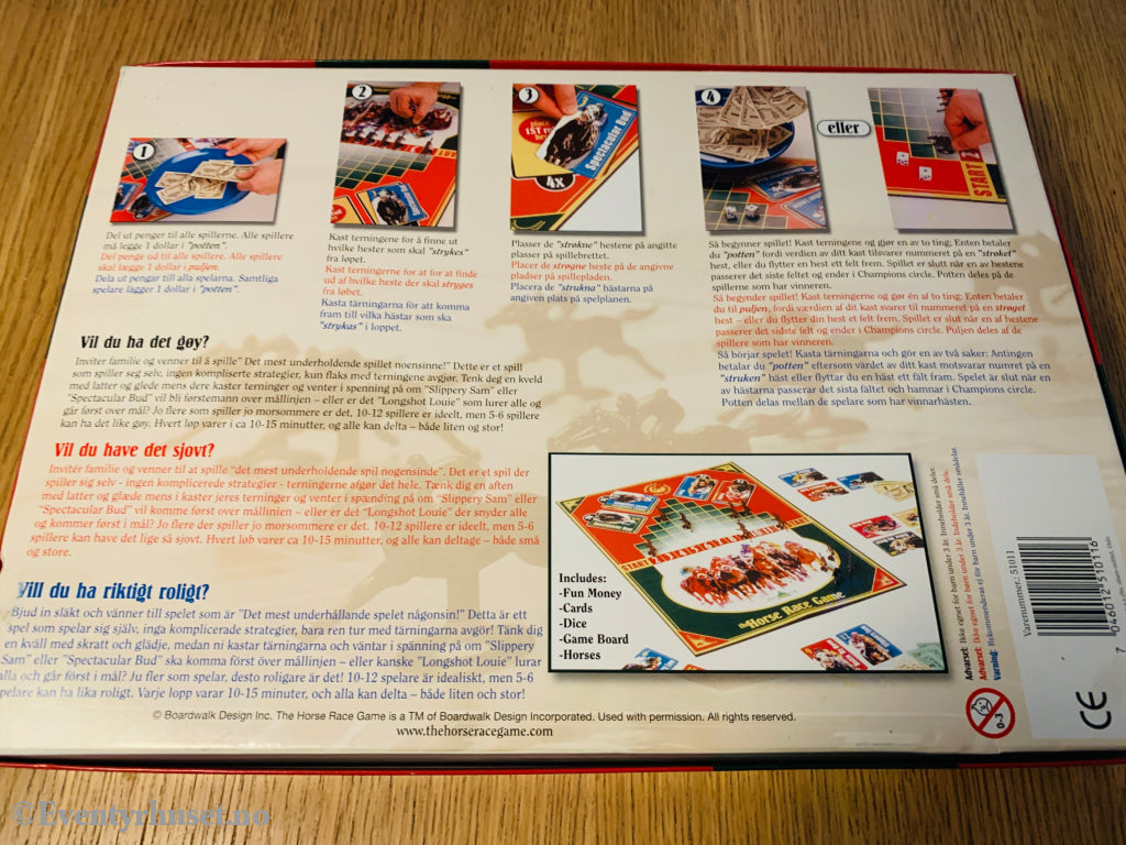 Horse Race Game. Brettspill. Brettspill