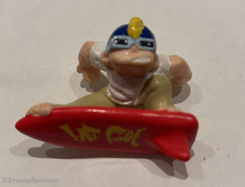 Hot Foot Pencil Toppers / Surf-figur leketøy (1990-tallet)