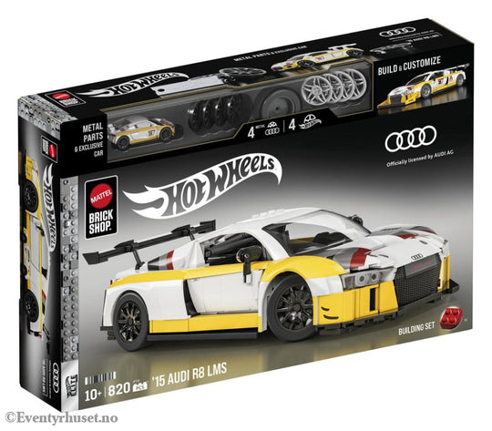 Hot Wheels Elite Mattel Brick Shop Building Set 1/16 ’15 Audi R8 LMS Toys
