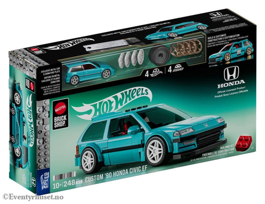 Hot Wheels Speed Series Mattel Brick Shop Building Set 1/32 Custom ’90 Honda Civic EF Toys