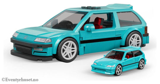 Hot Wheels Speed Series Mattel Brick Shop Building Set 1/32 Custom ’90 Honda Civic EF Toys