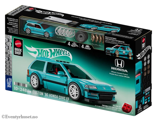 Hot Wheels Speed Series Mattel Brick Shop Building Set 1/32 Custom ’90 Honda Civic EF Toys