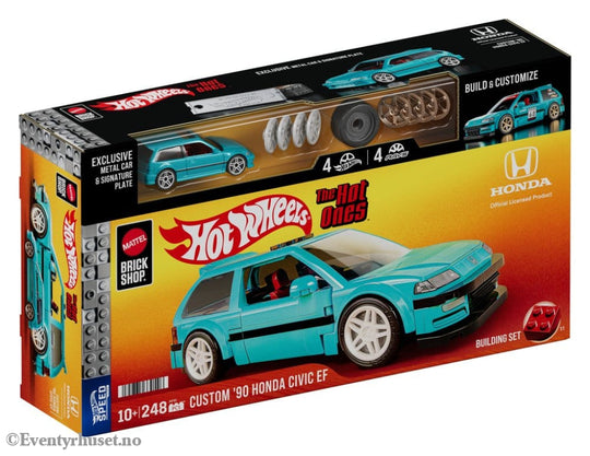 Hot Wheels Speed Series Mattel Brick Shop Building Set 1/32 Custom ’90 Honda Civic EF Toys