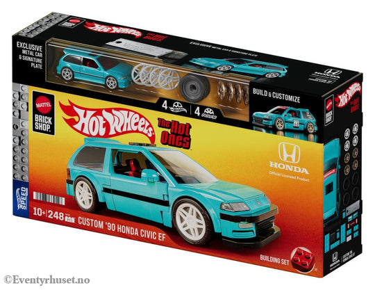 Hot Wheels Speed Series Mattel Brick Shop Building Set 1/32 Custom ’90 Honda Civic EF Toys