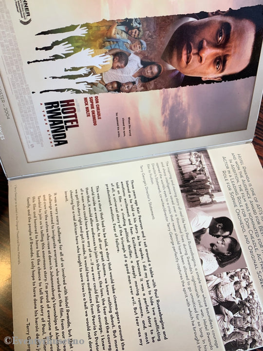 Hotel Rwanda. Dvd Slipcase. Ny I Plast!