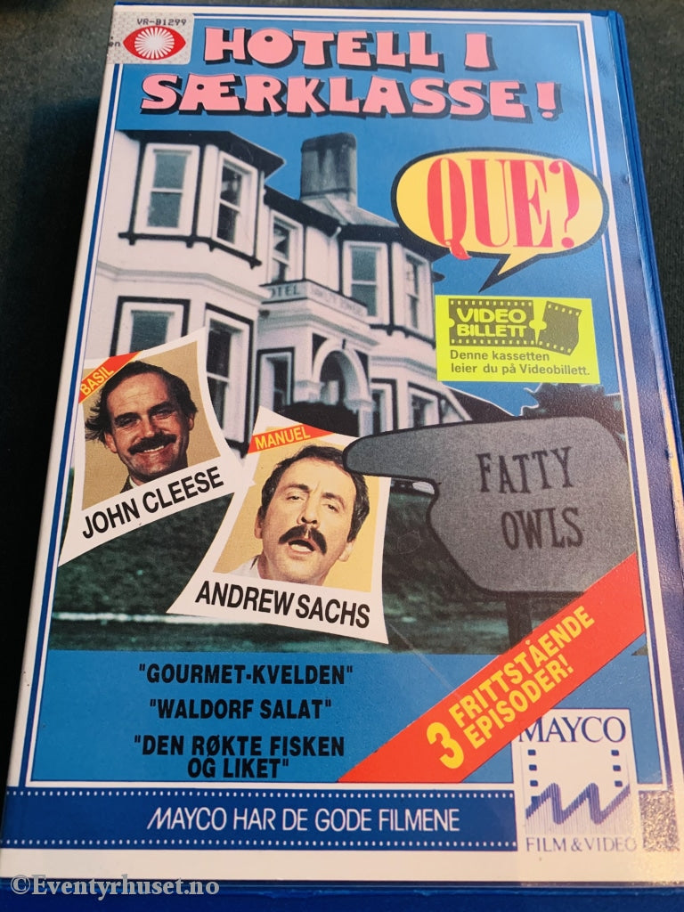 Hotell I Særklasse (Fawlty Towers). Vol. 2. Vhs Big Box.