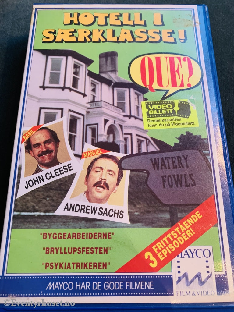 Hotell I Særklasse (Fawlty Towers). Vol. 3. Vhs Big Box.