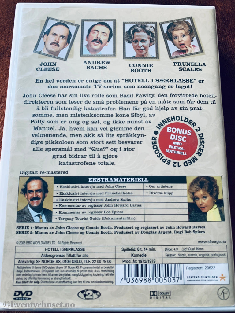 Hotell I Særklasse. Serie 1 & 2. 1975/79. Dvd Samleboks.