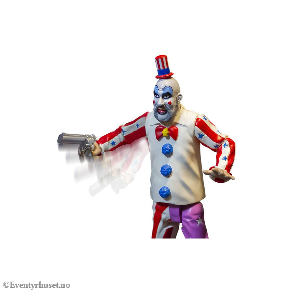 House of 1000 Corpses Action Figure Finger Lickin’ Pistol Whippin’ Captain Spaulding 15 cm. Mint In Sealed Box (MISB)!