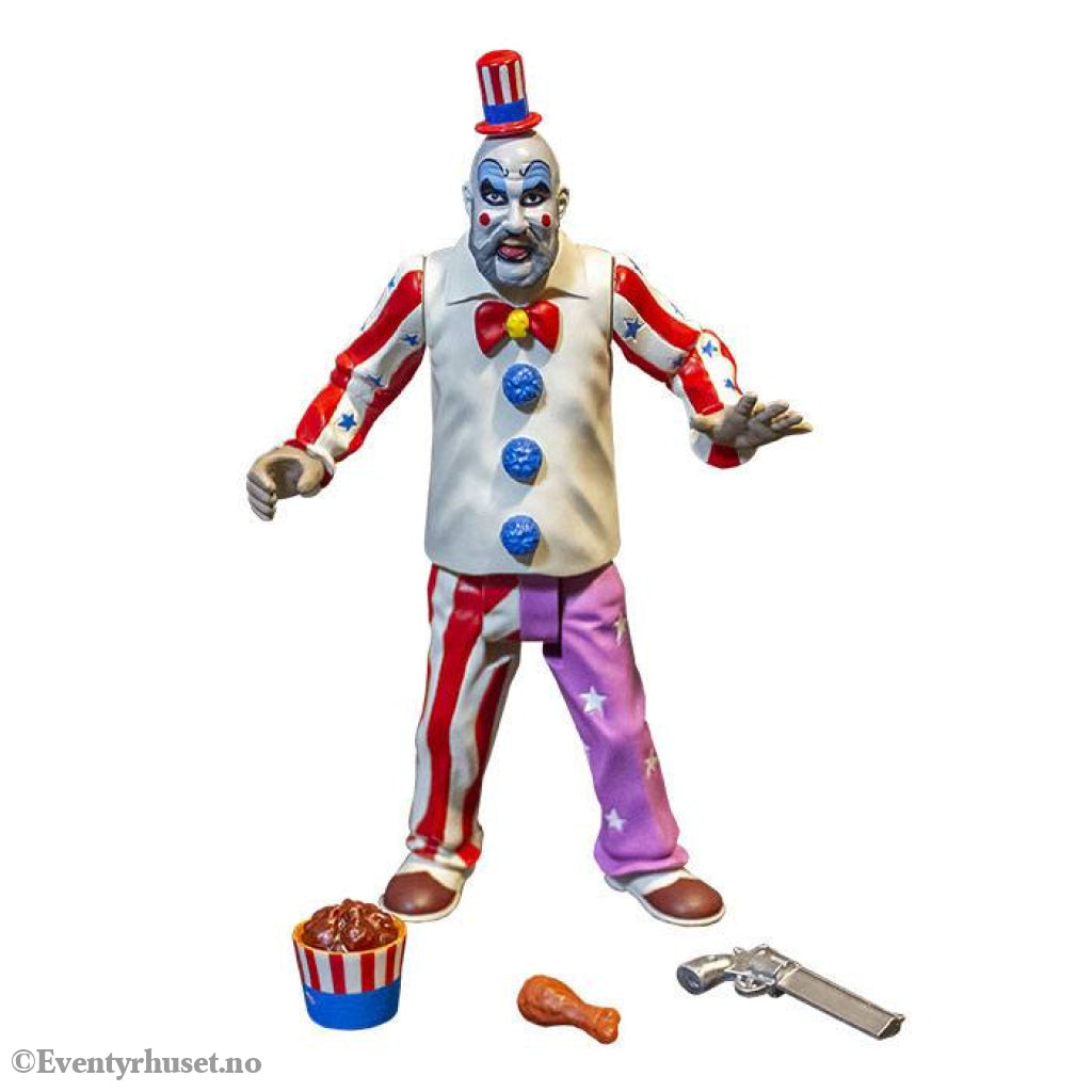 House of 1000 Corpses Action Figure Finger Lickin’ Pistol Whippin’ Captain Spaulding 15 cm. Mint In Sealed Box (MISB)!