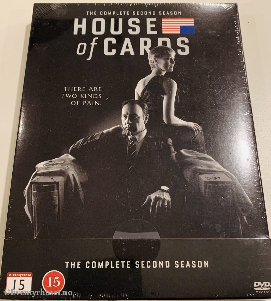 House Of Cards. Sesong 2. Dvd Samleboks. Ny I Plast!