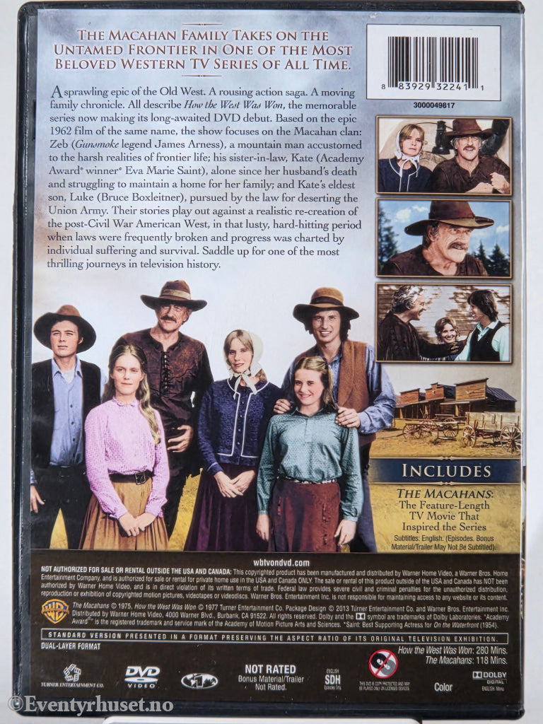 How the West Was Won – The Complete First Season (1977). DVD.