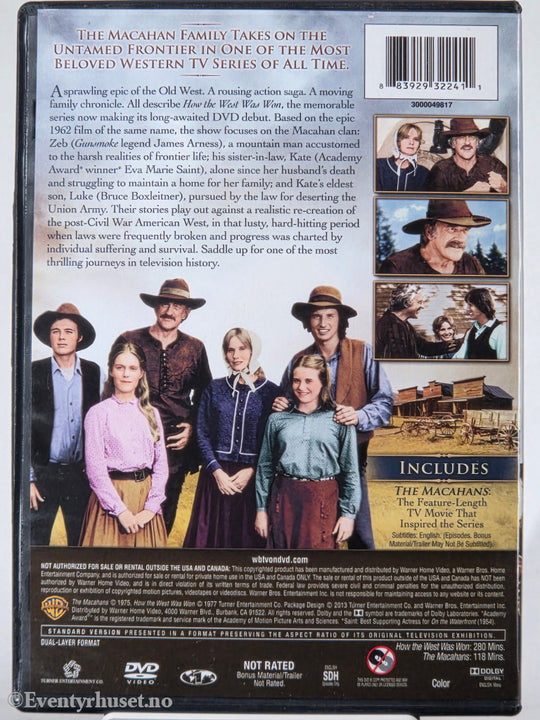 How the West Was Won – The Complete First Season (1977). DVD.