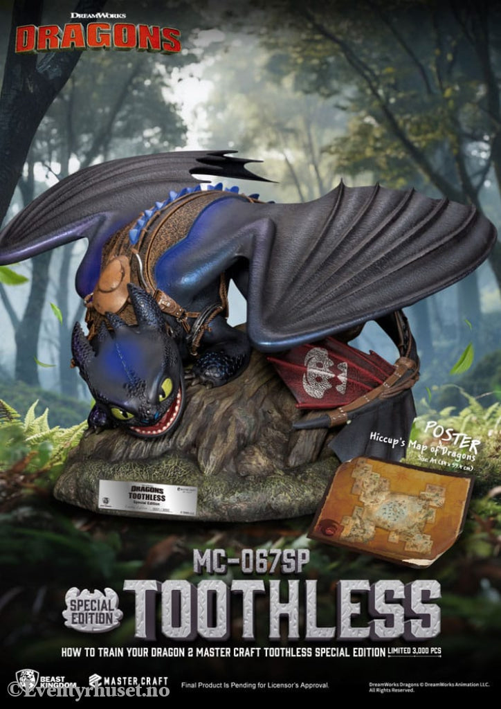 How To Train Your Dragon 2 Master Craft Statue Toothless 38 cm Collectibles