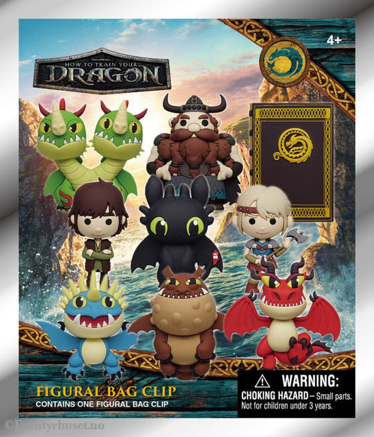 How to train your Dragon 3D PVC Bag Clips 2025 Movie Display (24) Fashion & Accessories