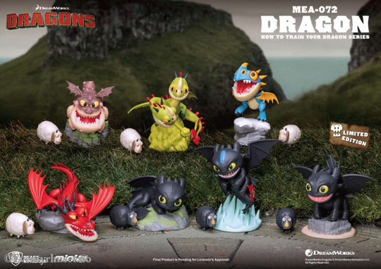 How to train your Dragon Mini Egg Attack Blind Box Figures Series 10 cm Assortment (6) Toys