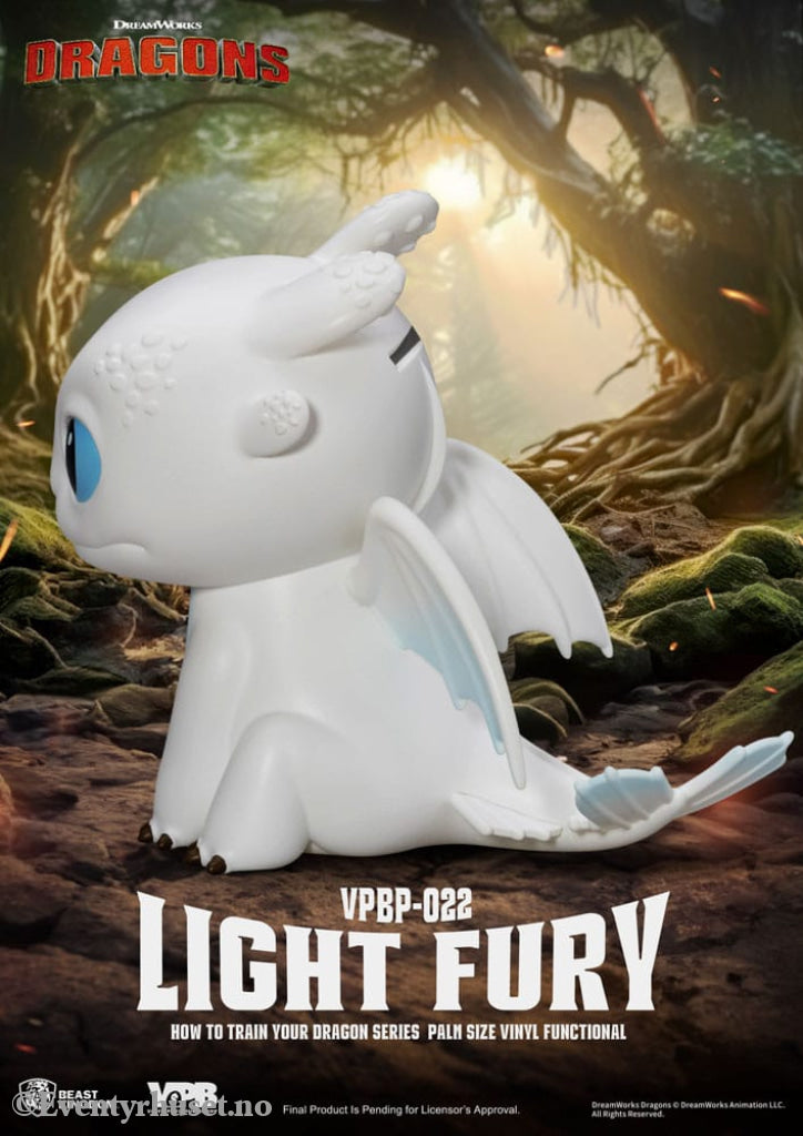 How To Train Your Dragon Piggy Vinyl Bank Light Fury 12 cm Home & Gifts