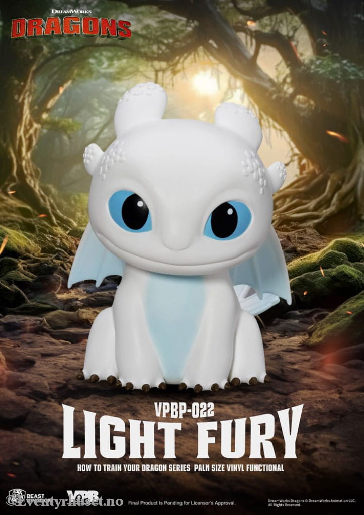 How To Train Your Dragon Piggy Vinyl Bank Light Fury 12 cm Home & Gifts