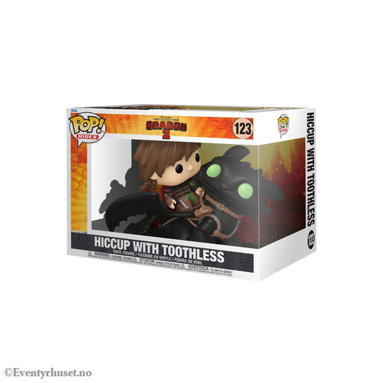 How to Train Your Dragon POP! Rides Deluxe Vinyl Hiccup w/Toothless 9 cm Collectibles