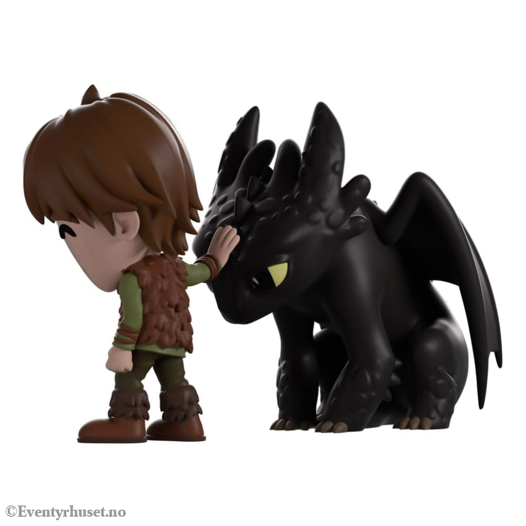 How to Train Your Dragon Vinyl Figure Meeting Toothless 11 cm Collectibles