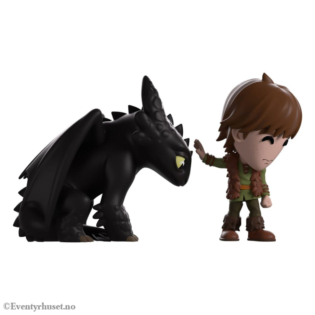 How to Train Your Dragon Vinyl Figure Meeting Toothless 11 cm Collectibles