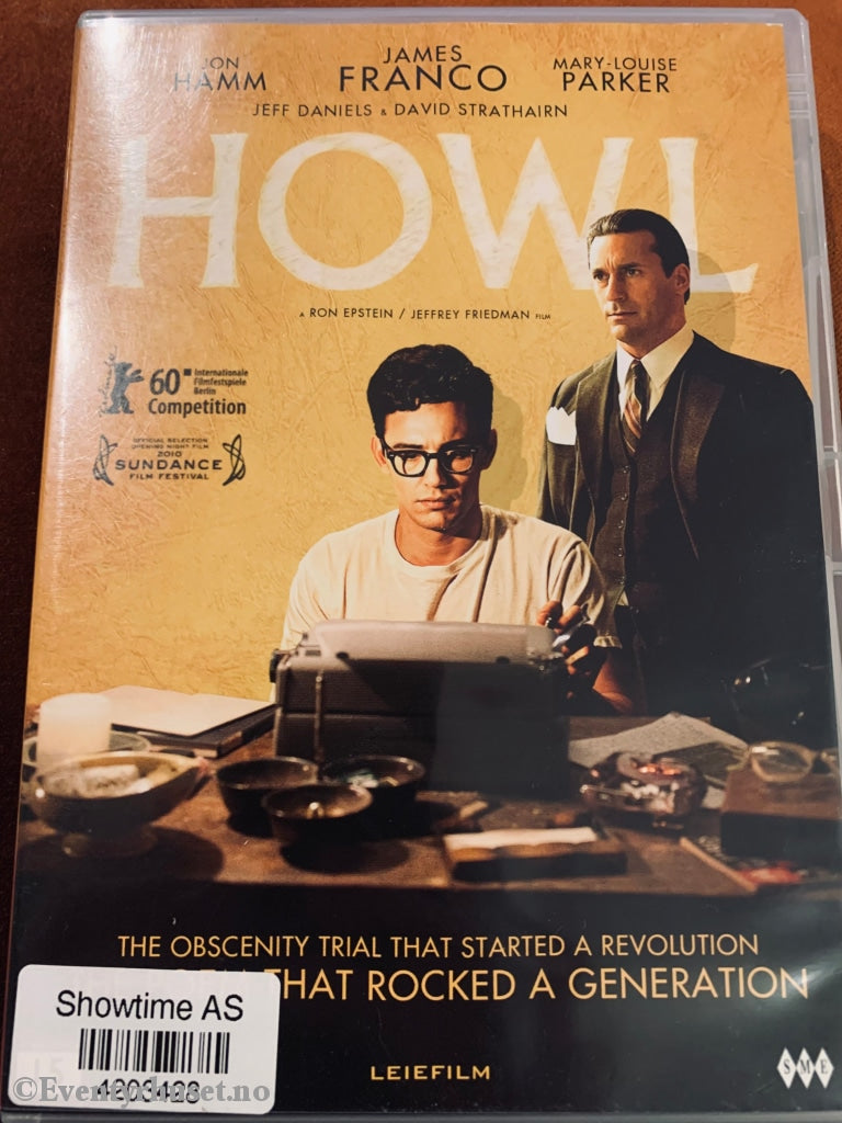 Howl. 2010. Dvd. Dvd