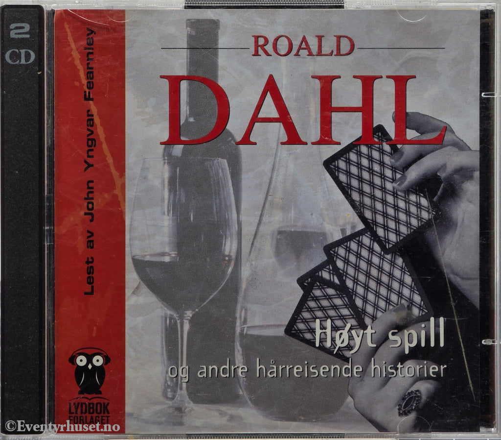 Høyt spill og andre hårreisende historier – Roald Dahl. 2003. Lydbok på CD.