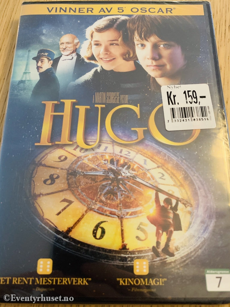 Hugo. 2011. Dvd Ny I Plast!