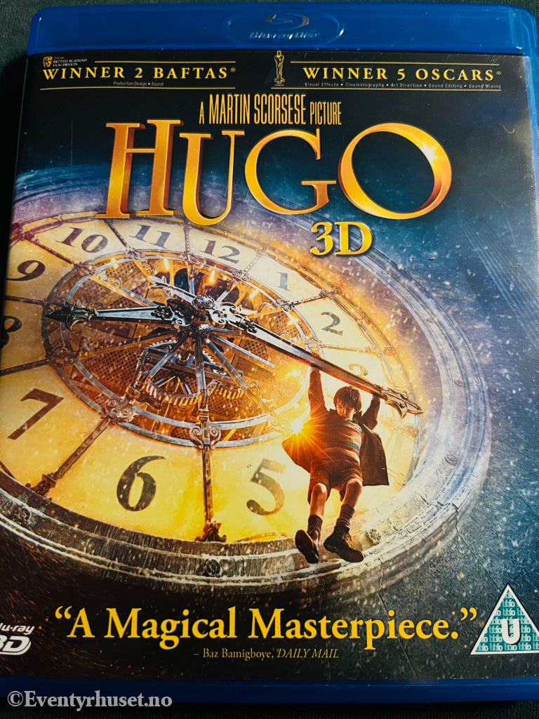 Hugo 3D. Blu Ray. Blu - Ray Disc